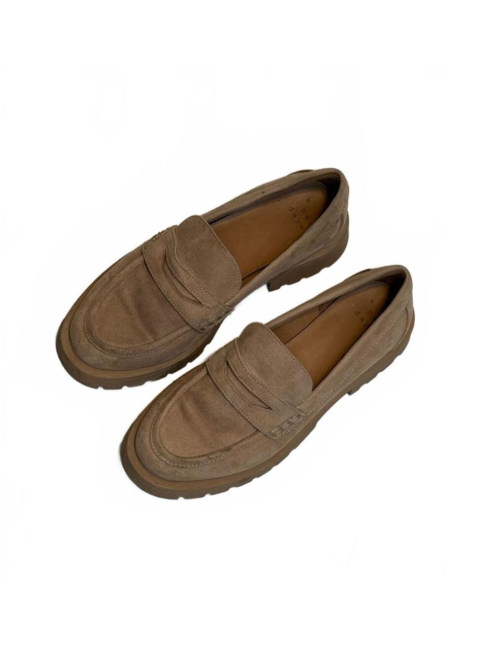 A New Day Women's Taupe Penny Loafers Size 6